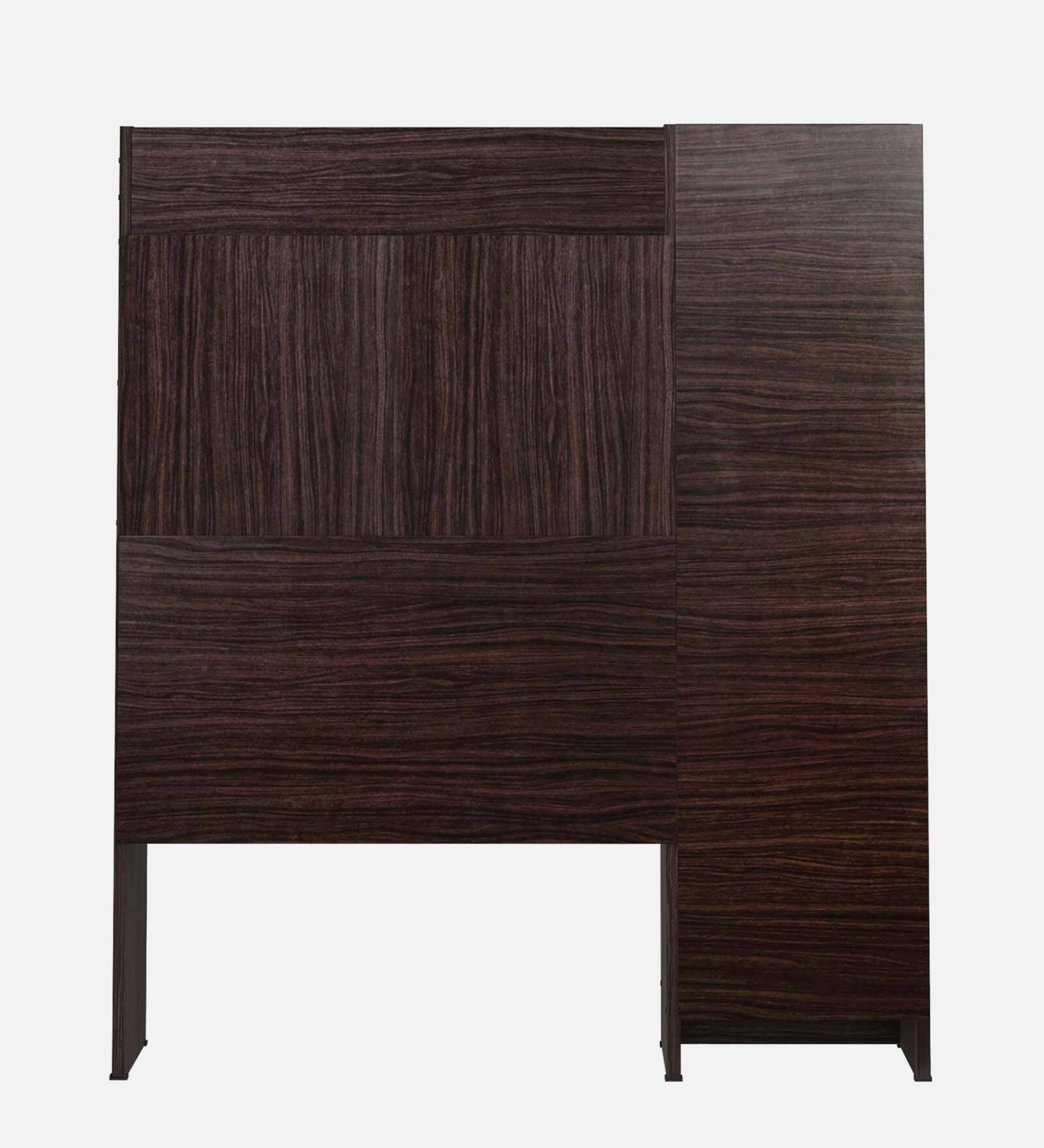 Dark Brown Elegance Desk with Hutch