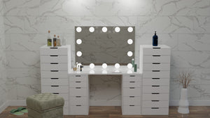 THE MAKEUP CITY | MAKEUP VANITY WITH LED LIGHTS - Omaara