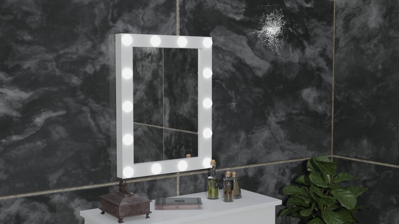 THE HOLLYWOOD STAR | MAKEUP MIRROR WITH LED LIGHTS - Omaara